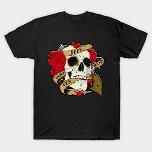 Tacticool Skull Mexican Style T-Shirt
